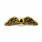 Englevinger. "Antik Guld". 12 mm. 25 stk.